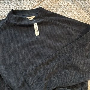 Madewell Striped Jacquard Funnelneck Top